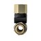 2-Way Air Hose Splitter Manifold - 1/8" BSP Fittings; 2 Male Air Outlets and 1 Female Air Inlet